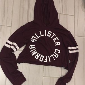 Hollister cropped hoodie